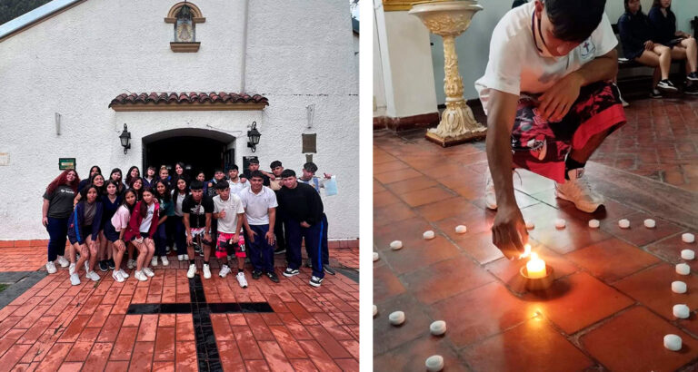Estudiantes en clase de inglés